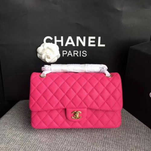 Kabelky Chanel 2.55 Series Flap Bags Original Deerskin A1112 Rose
