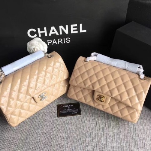 Kabelky Chanel 2.55 Series Flap Bags Original Leather A1112 Meruňkové