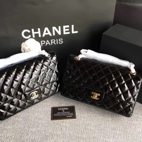 Kabelky Chanel 2.55 Series Flap Original Leather A1112 Black