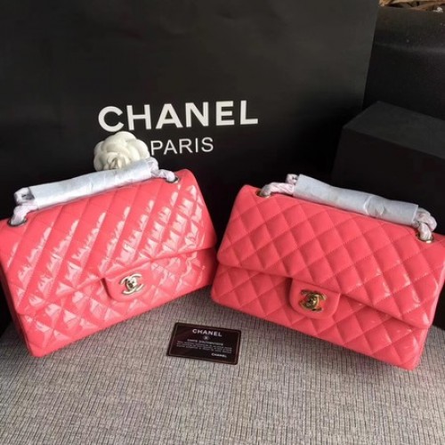 Kabelky Chanel 2.55 Series Flap Original Leather A1112 Růžové