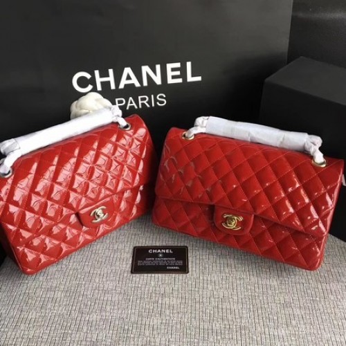 Kabelky Chanel 2.55 Series Flap Bags Original Leather A1112 Red