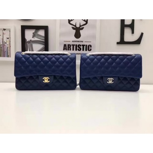 Kabelky Chanel 2.55 Series Flap Original Sheepskin A1112 Blue