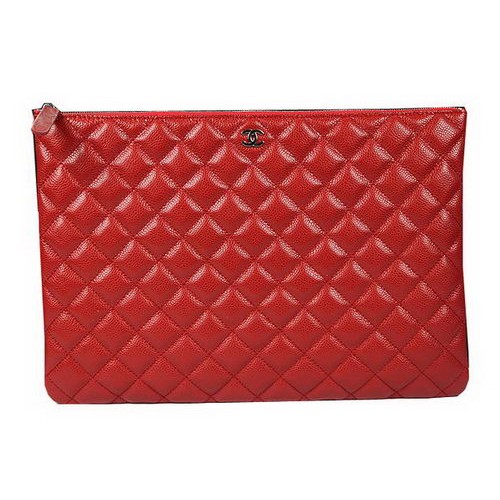 Chanel A69254 A69253 Psutka Originální Cannage Vzor Kožená Červená