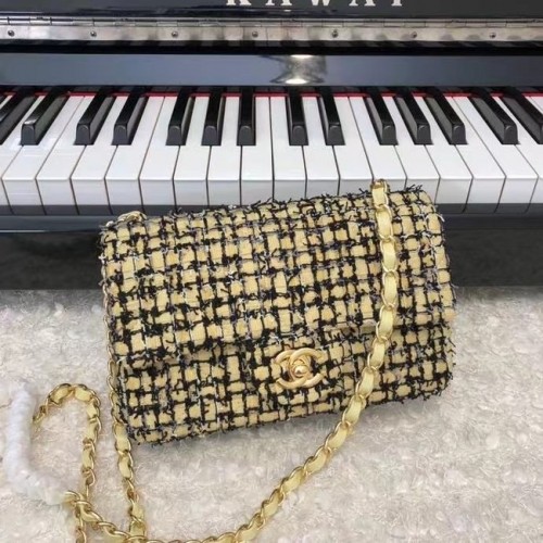 Chanel KLASICKÁ KABELKA A01116 zelenozlatá