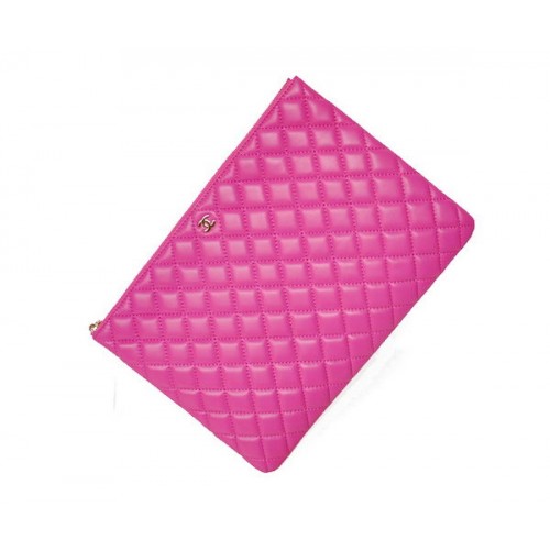 Kabelka Chanel Clutch Rose z ovčí kůže A67780 zlatá