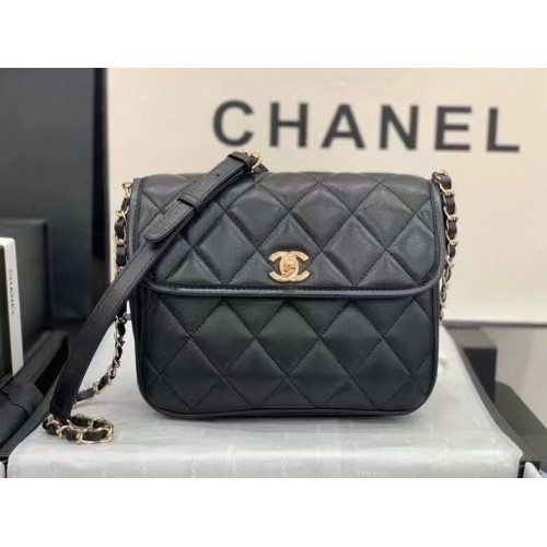 Originální kožená kabelka Chanel AS2447 černá