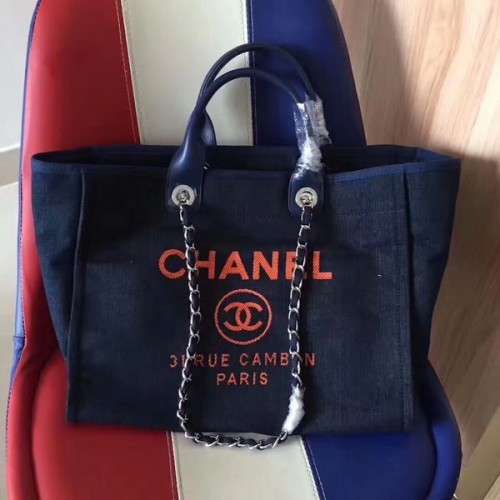 Kabelka Chanel Deauville Tote Original Canvas Leather A68047-10