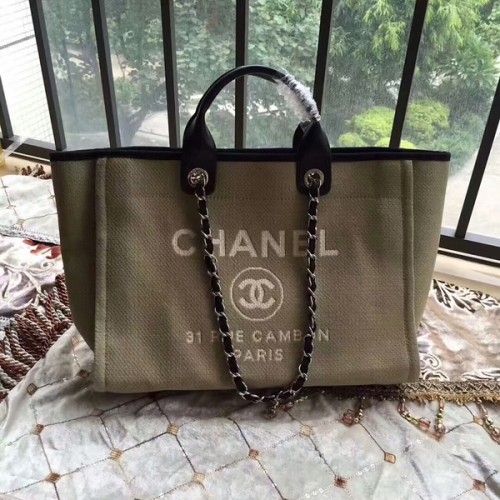 Kabelka Chanel Deauville Tote Original Canvas Leather A68047-14