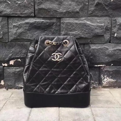 Kabelka Chanel Hobo z ovčí kůže A92994 černá