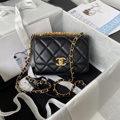 Chanel MINI FLAP CAB AS3239 černá