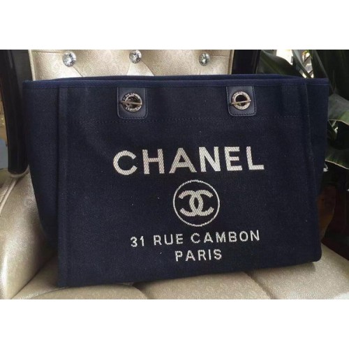 Nákupní taška Chanel Medium Canvas Tote A1679M Černá