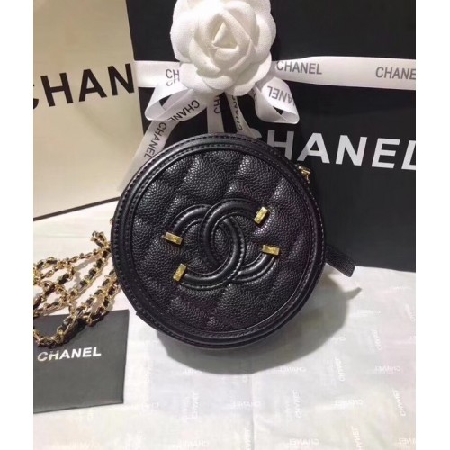 Chanel Originální psaníčko s řetízkem A81599 černá