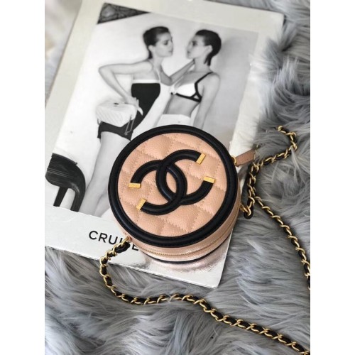 Chanel Originální psaníčko s řetízkem A81599 růžová
