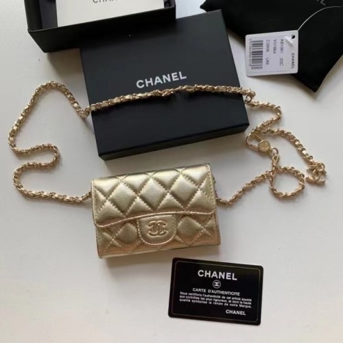 Chanel Original Grained Calfskin Pocket 81081 zlatá