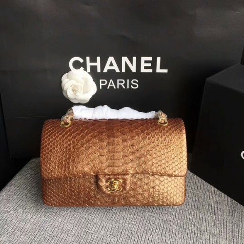 Chanel originální kabelka přes rameno z pythonu CF1112R