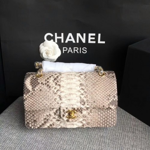 Chanel originální kabelka přes rameno z pythonu CF1112S