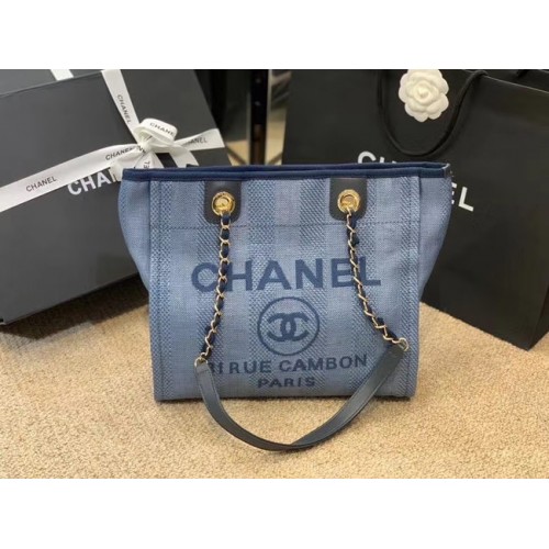 Kabelka přes rameno Chanel A66942 modrá