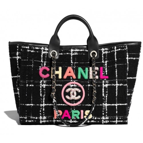Nákupní taška Chanel Weave Tote B66955 černá