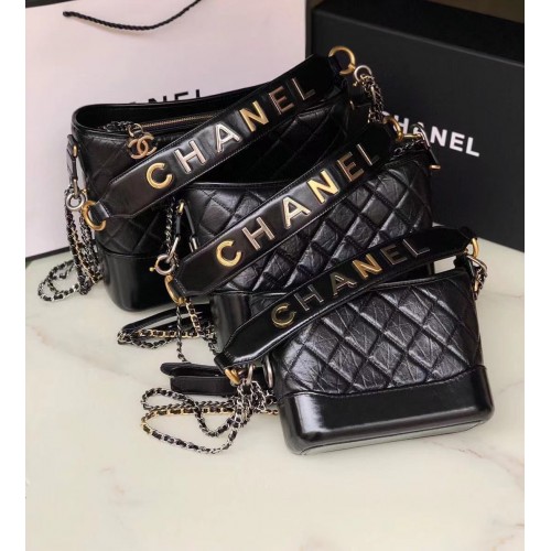 Kabelka Chanel Gabrielle hobo A93824 černá