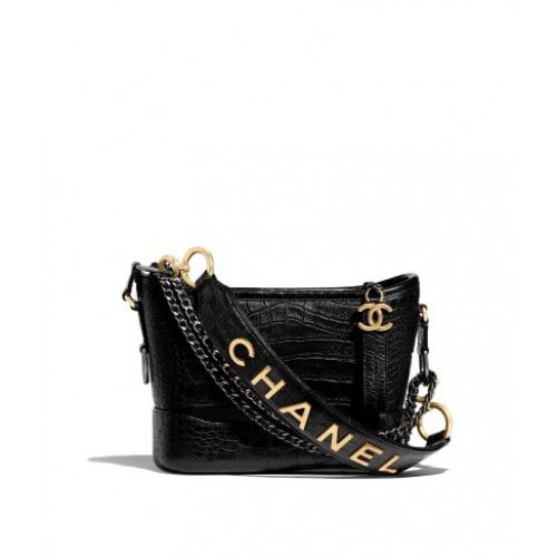 Malá hobo kabelka Chanel Gabrielle A91810 černá