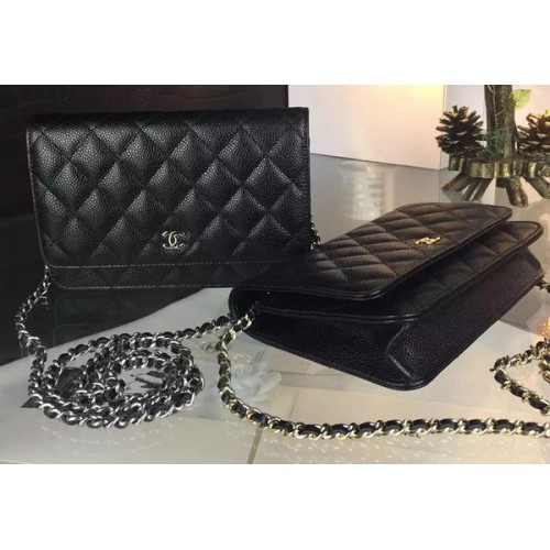 Chanel mini Flap Bag Cannage Pattern A8373 Black