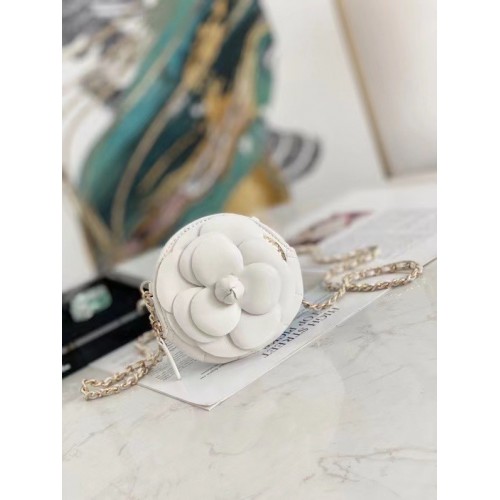 Chanel mini kabelka přes rameno originální kůže 82121 bílá