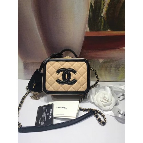 Chanel mini kosmetický kufřík Originál A93342 meruňková