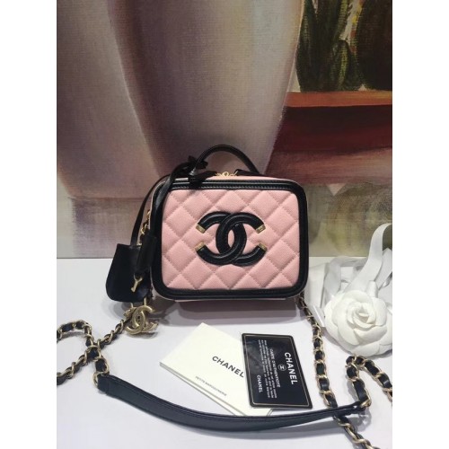 Chanel mini kosmetický kufřík Originál A93342 růžový