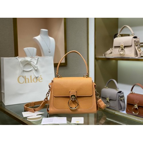 Chloe Originální telecí kožená kabelka C1142L Camel