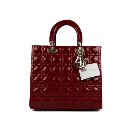 Christian Dior Laced Bags Velká dámská kabelka Dior CAL44561 vínově zlatá
