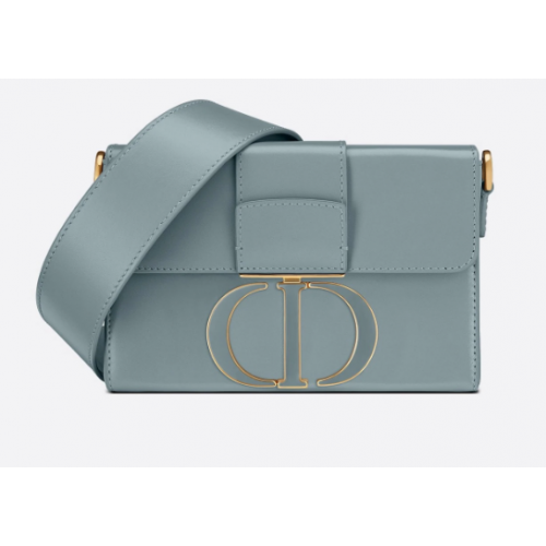 Kabelka DIOR 30 MONTAIGNE BOX BAG, telecí kůže, modrá, mátová, nebesky modrá, M9204U