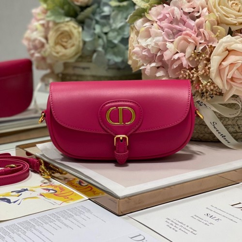 Kabelka DIOR BOBBY EAST-WEST Box Calfskin M9317S Rose