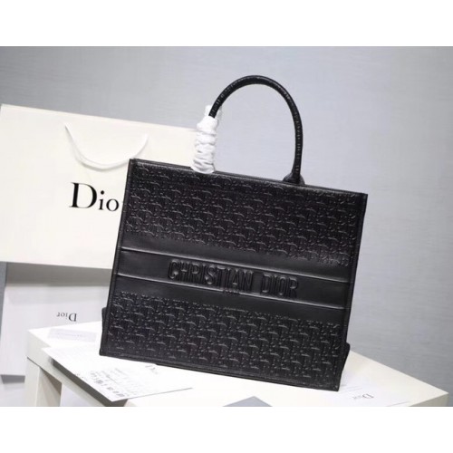 TAŠKA DIOR BOOK TOTE Z VÍCEBAREVNÉ TELECÍ KŮŽE M1286 ČERNÁ