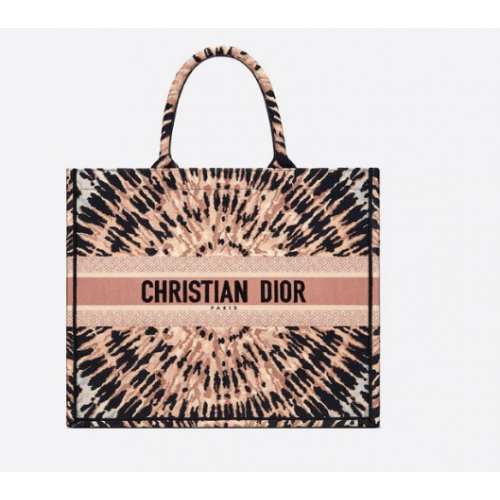 DIOR BOOK TOTE Vícebarevná kravata Dior Embroidery M1286ZJA