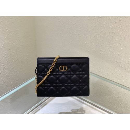 DIOR MINI BOBBY BAG Gradient Cannage Lambskin C4106 černá