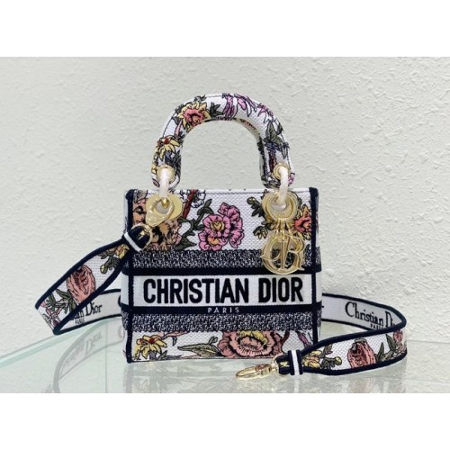 Kabelka DIOR MINI LADY D-LITE s výšivkou M0500BZ-1