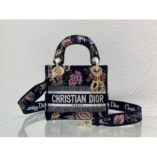 Kabelka DIOR MINI LADY D-LITE s výšivkou M0500BZ-4