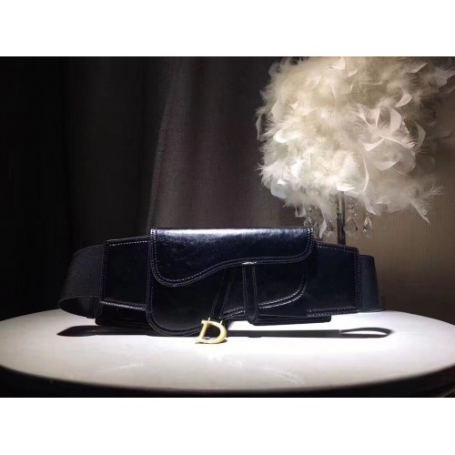 Originální kožená kabelka přes rameno DIOR M9021 černá