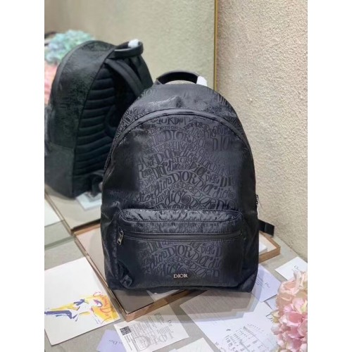 Cestovní batoh DIORTRAVEL Dior Oblique Technical Jacquard C0064 černý