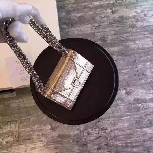 Kabelka Dior Diorama Originální kůže CD13S Zlatá