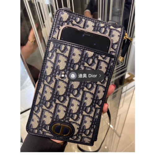 Dior Oblique Jacquard C9150 modrá