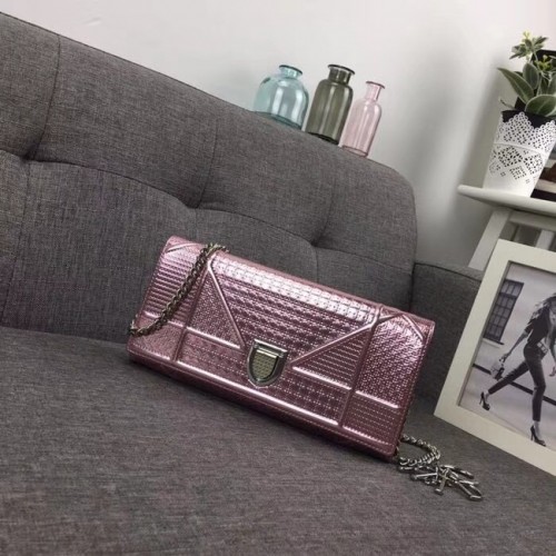 Mini kabelka přes rameno Dior Original Cowhide 3780 růžová