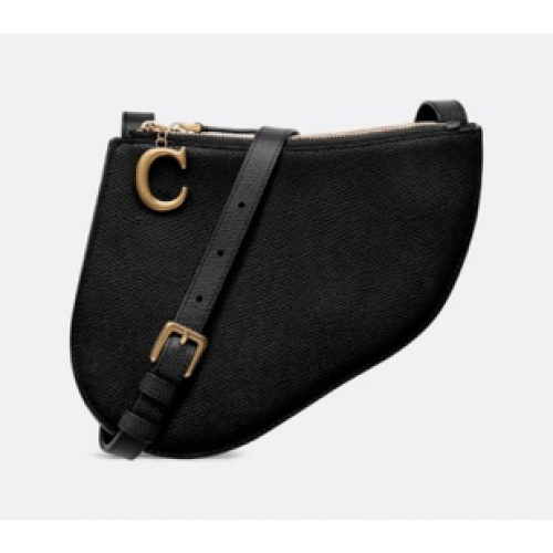 Kabelka Dior Saddle Calfskin Clutch S5642 černá