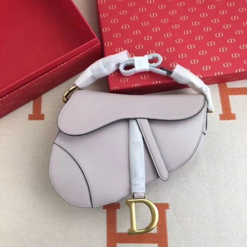 Dior SADDLE-TAS VAN KALFLEER M0446C světle fialová