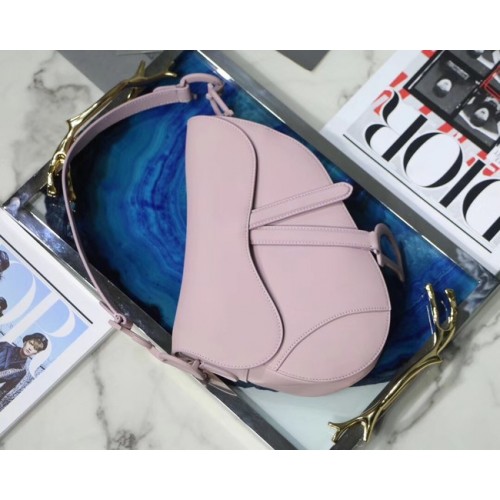 Dior SADDLE-TAS VAN KALFLEER M0446C růžová