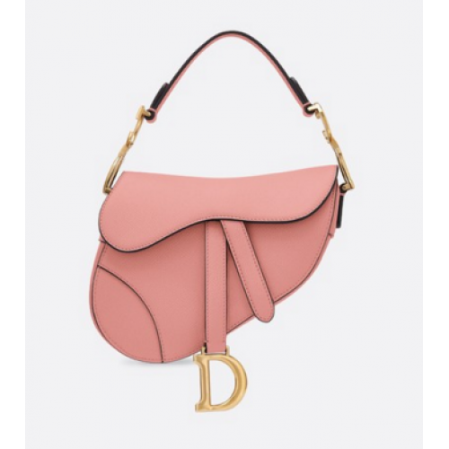Dior SADDLE-TAS VAN KALFLEER M0446C růžová