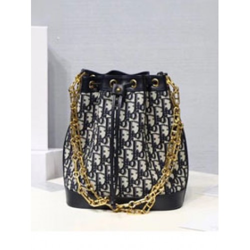 Originální plátěná kabelka Dior M0532 černá