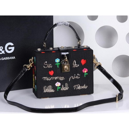 Kabelka Dolce & Gabbana Family Patch DOLCE BOX DG4190 Černá