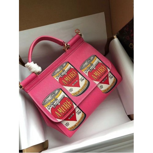 Dolce & Gabbana SICILY kabelka z telecí kůže 4136-11