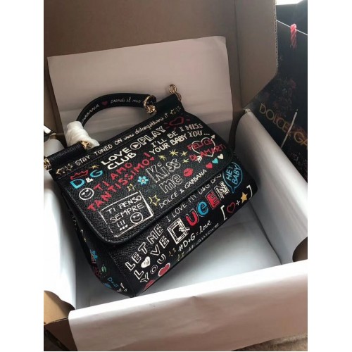 Dolce & Gabbana SICILY kabelka z telecí kůže 4136-16